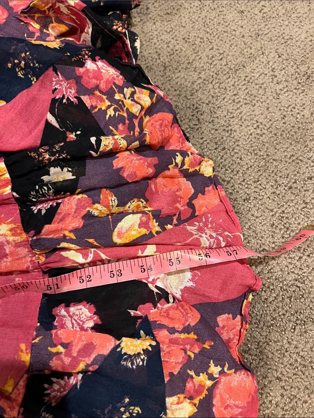 Free People Sun-drenched floral patchwork summer dress medium